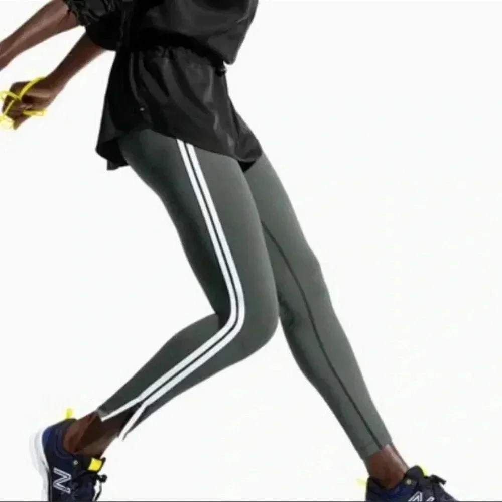 Athleta x Derek Lam 10C Parallel Zip Tebby Leggings Green Size XS